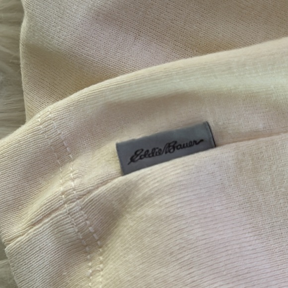 Eddie Bauer Favorite Ivory Turtleneck - Picture 8 of 8